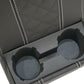 Premium XL Cubby Box (Diamond, schwarzes Leder, weiße Naht)