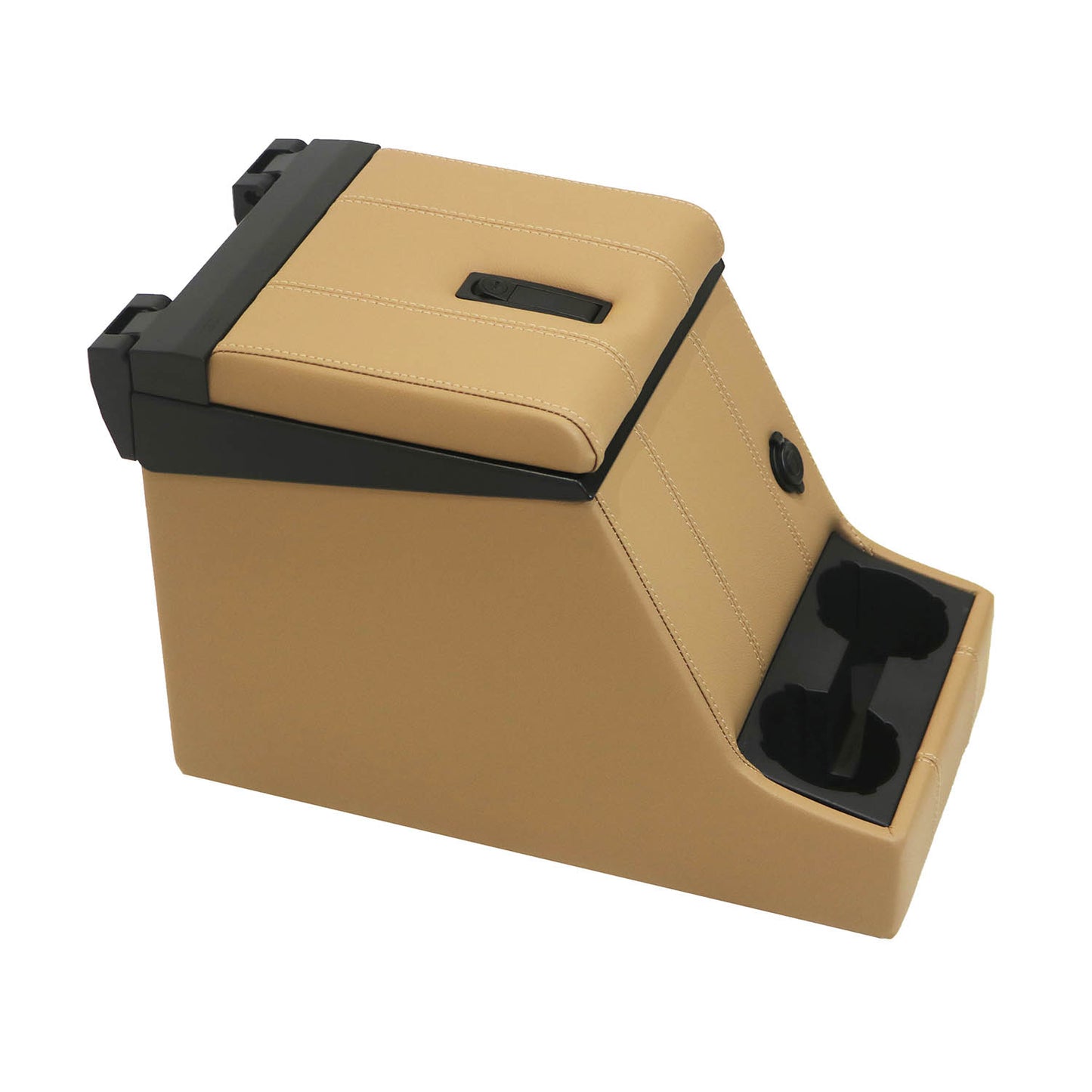 Premium Cubby Box (abschließbar) (Camel Vinyl)