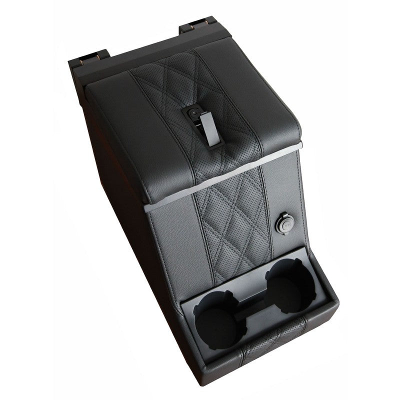 Premium Cubby Box (abschließbar) (Diamond Black Vinyl)