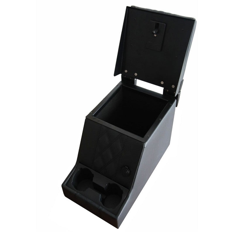 Premium Cubby Box (abschließbar) (Diamond Black Vinyl)