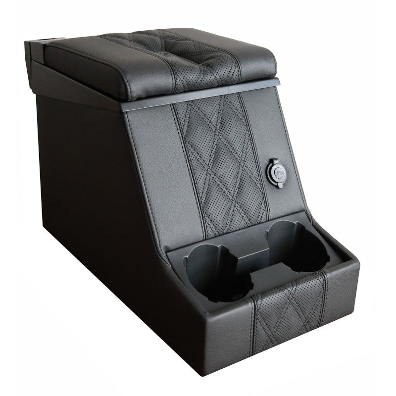 Premium Cubby Box (abschließbar) (Diamond Black Vinyl)