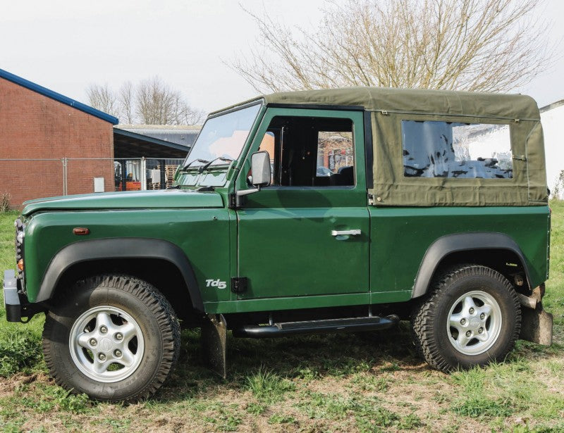 Soft Top Kit (Heavy Duty) Defender 90 (khaki) Canvas (mit Seitenfenstern)