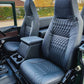 Defender "PUMA PREMIUM" Sitze (Paar) beheizt (schwarzes Vinyl)