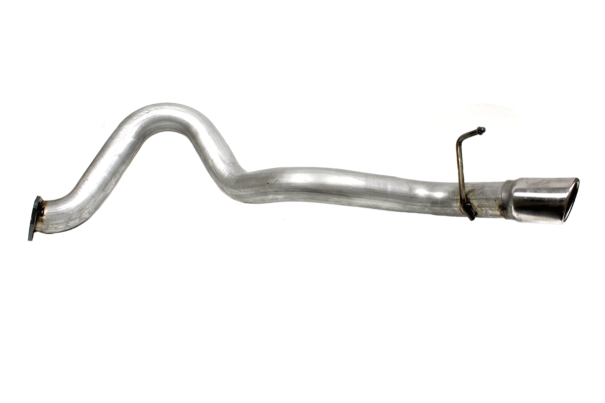 Auspuffrohr Ersatz für Endschalldämpfer Defender 90 Td5 / Td4 (Edelstahl) (Big Bore 3")
