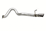 Auspuffrohr Ersatz für Endschalldämpfer Defender 90 Td5 / Td4 (Edelstahl) (Big Bore 3")
