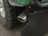 Auspuffrohr Ersatz für Endschalldämpfer Defender 90 Td5 / Td4 (Edelstahl) (Big Bore 3")