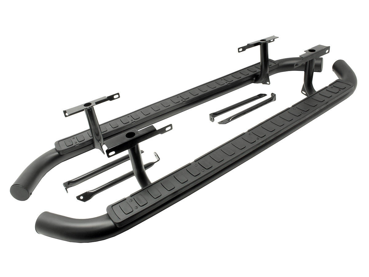 Einstiegsstufen (seitlich) "Fire And Ice" Defender 110 Station Wagon (ab 2003) schwarz