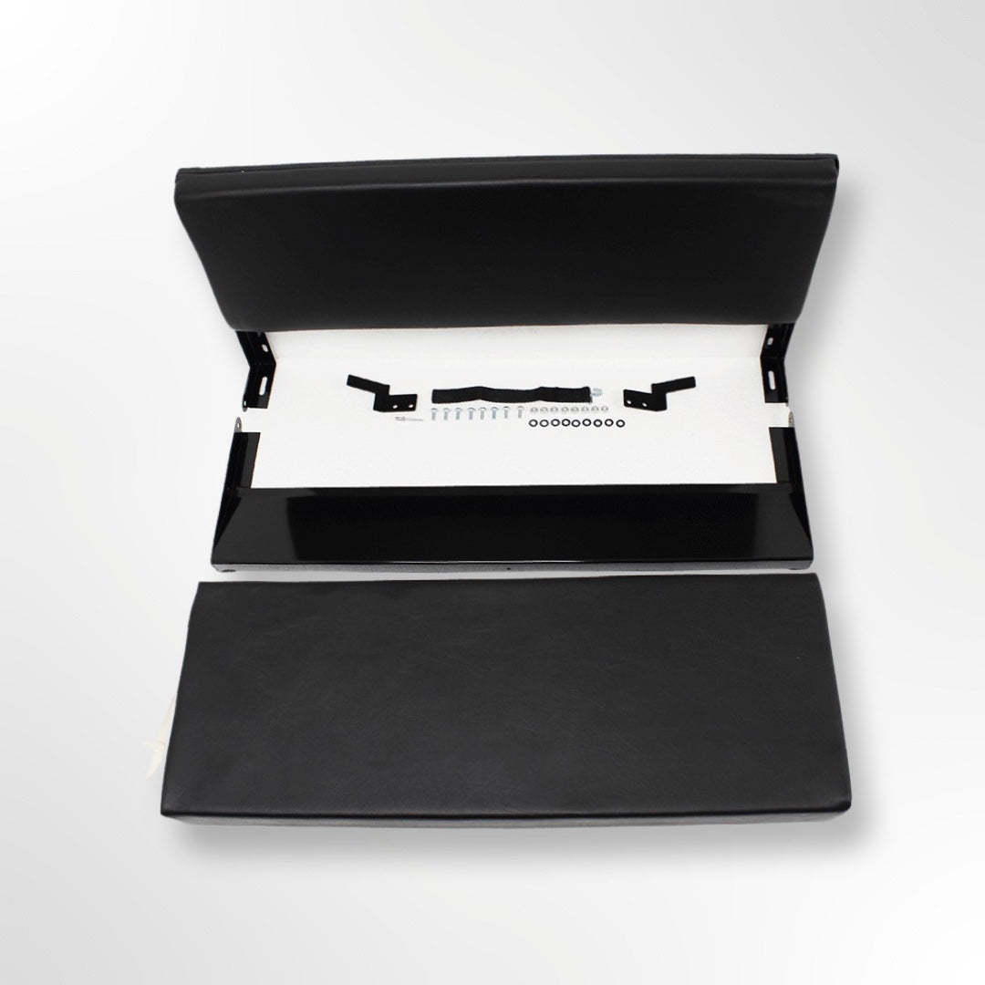 Sitzbank hinten (2-Sitzer) schwarzes Vinyl (Nachbauqualität)