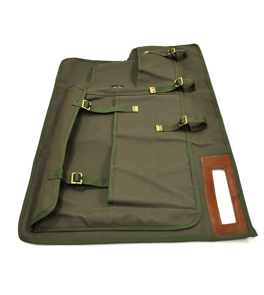 Türtasche Canvas Hecktür Serie "Khaki" (Exmoor Trim)