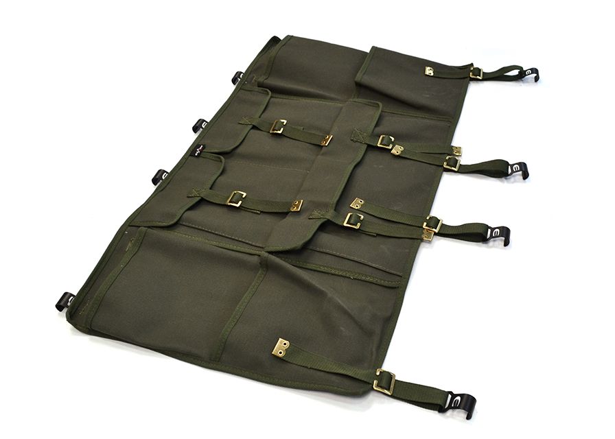 Canvas Seitentasche hinten Serie & Defender "Khaki" (Exmoor Trim)