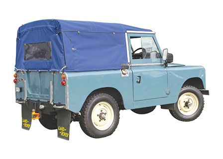 Canvas Soft Top 88" "Blue" (Exmoor Trim)