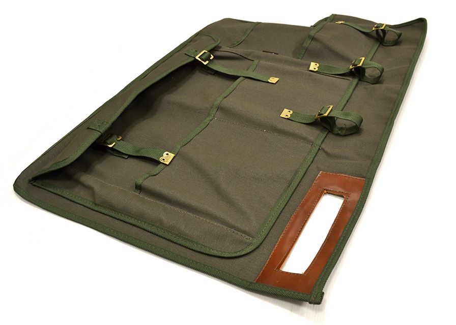 Türtasche Canvas Hecktür Serie "Khaki" (Exmoor Trim)