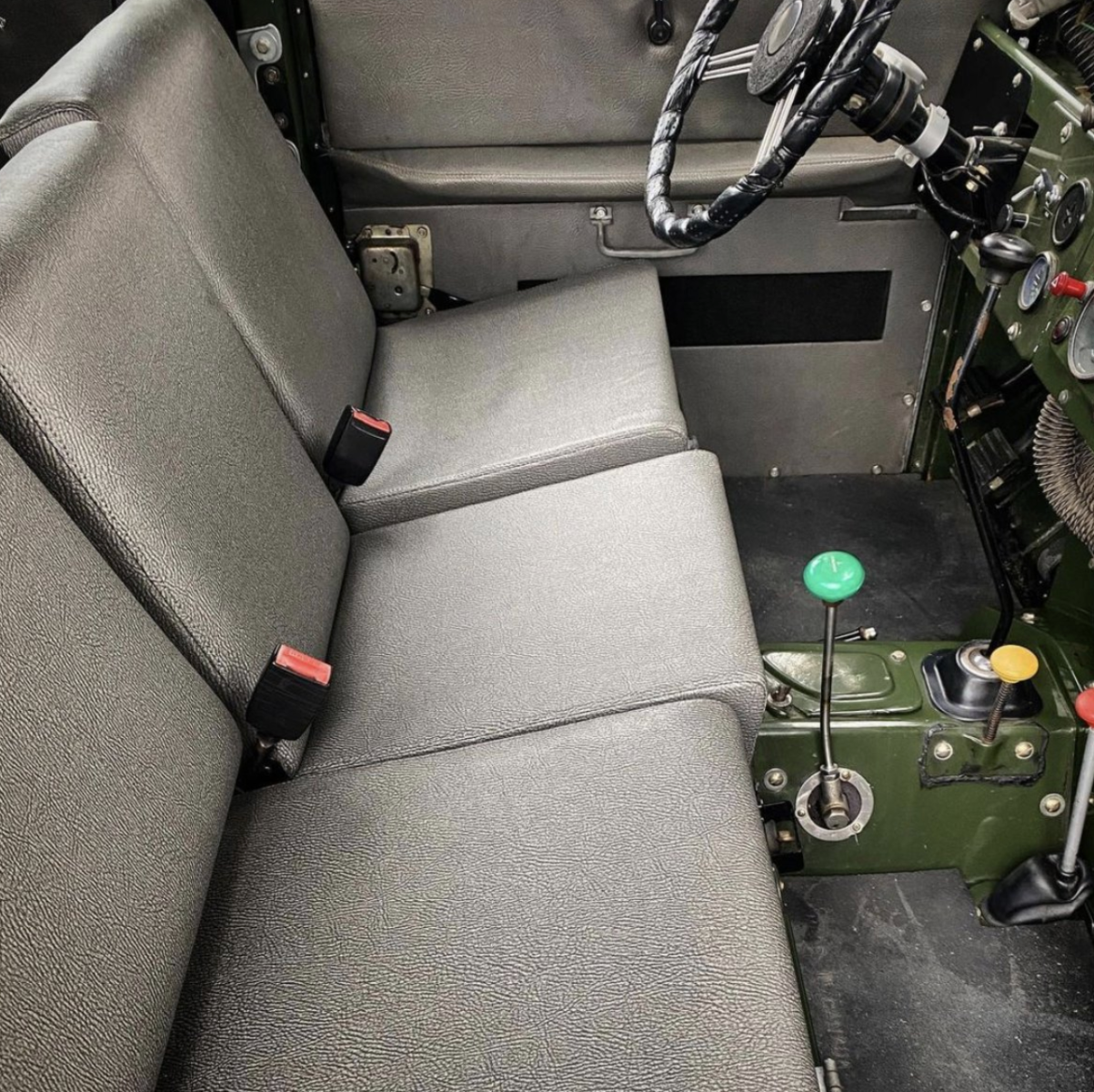 Serie Frontsitz-Set "ELEPHANT HIDE GREY" (geschraubt)